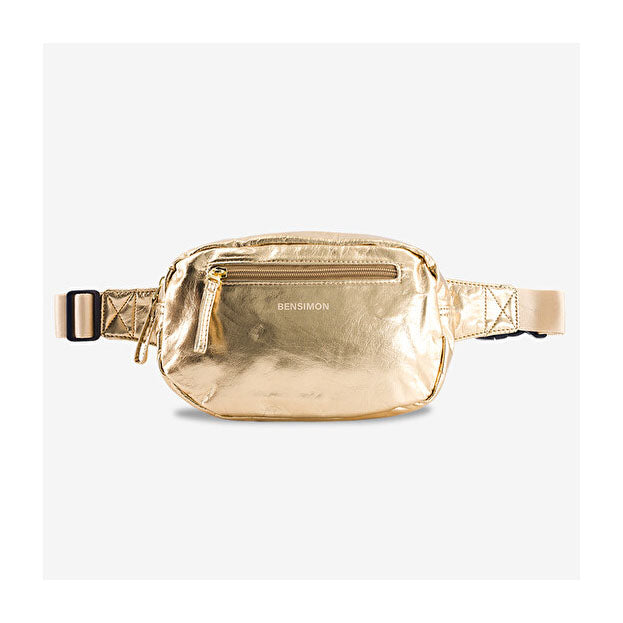 Small Banana Bag - Shiny Gold