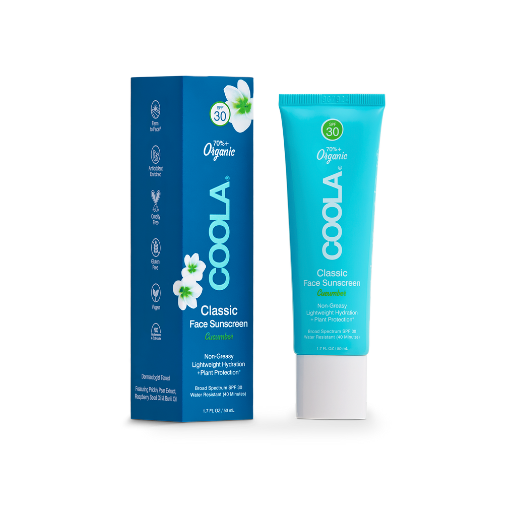 Coola - Classic Face Sunscreen - Cucumber 30 SPF