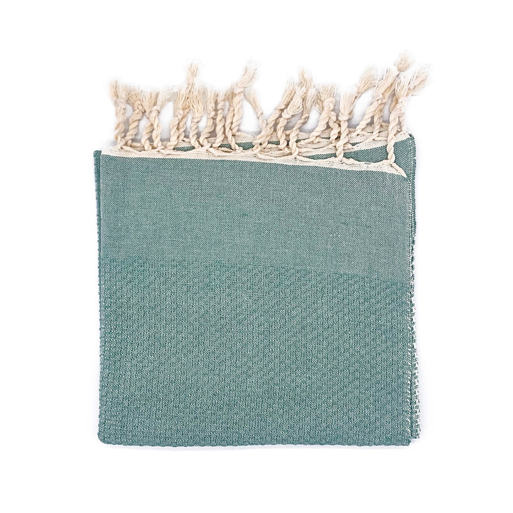 Eigenlabel Fouta Honeycomb Aqua div. Größen