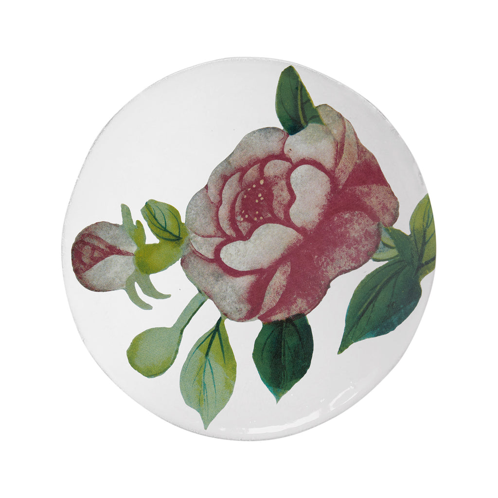 John Derian Superb Rose Plate