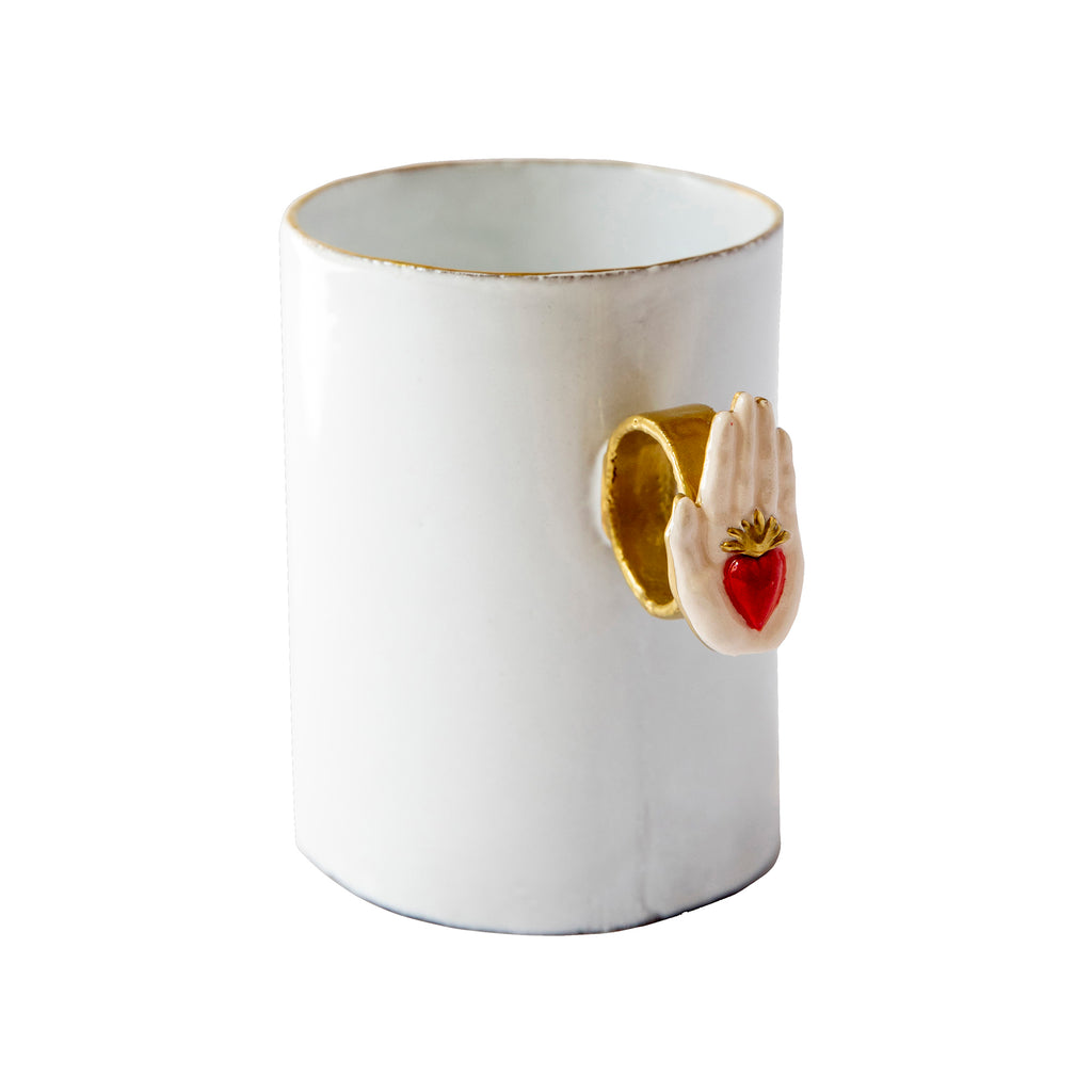Serena Heart on Hand - Cup