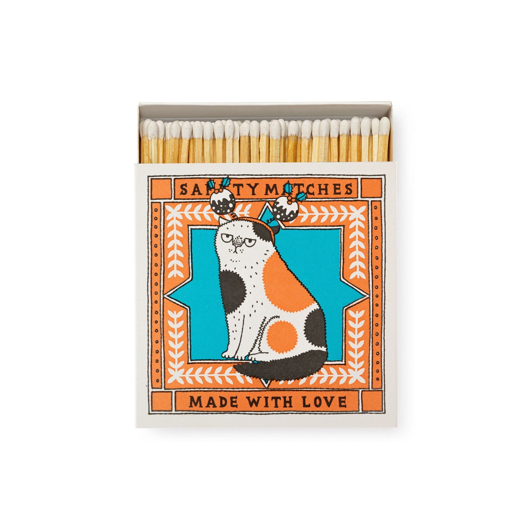 Archvist Luxury Matches - Christmas Cat