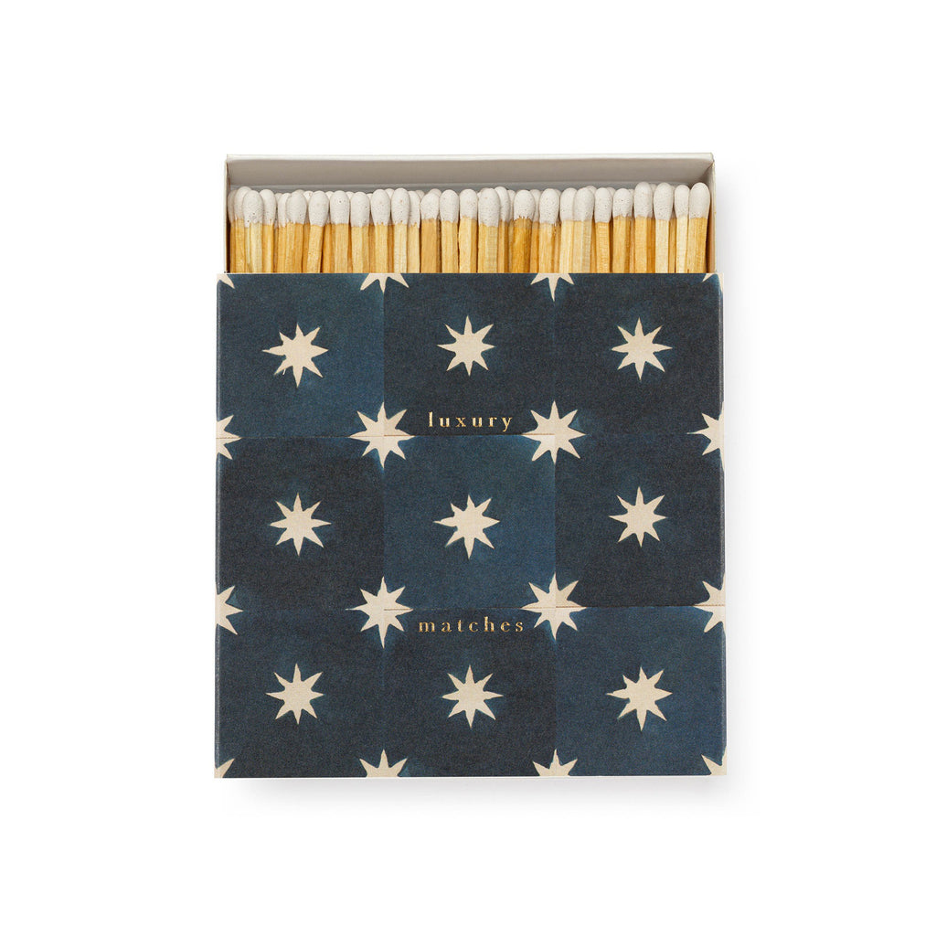 Archvist Luxury Matches - Navy Star