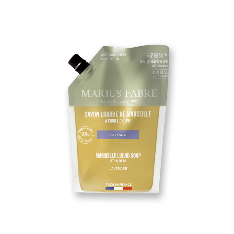 Marseille Liquid Soap - Lavende  Refill  1L