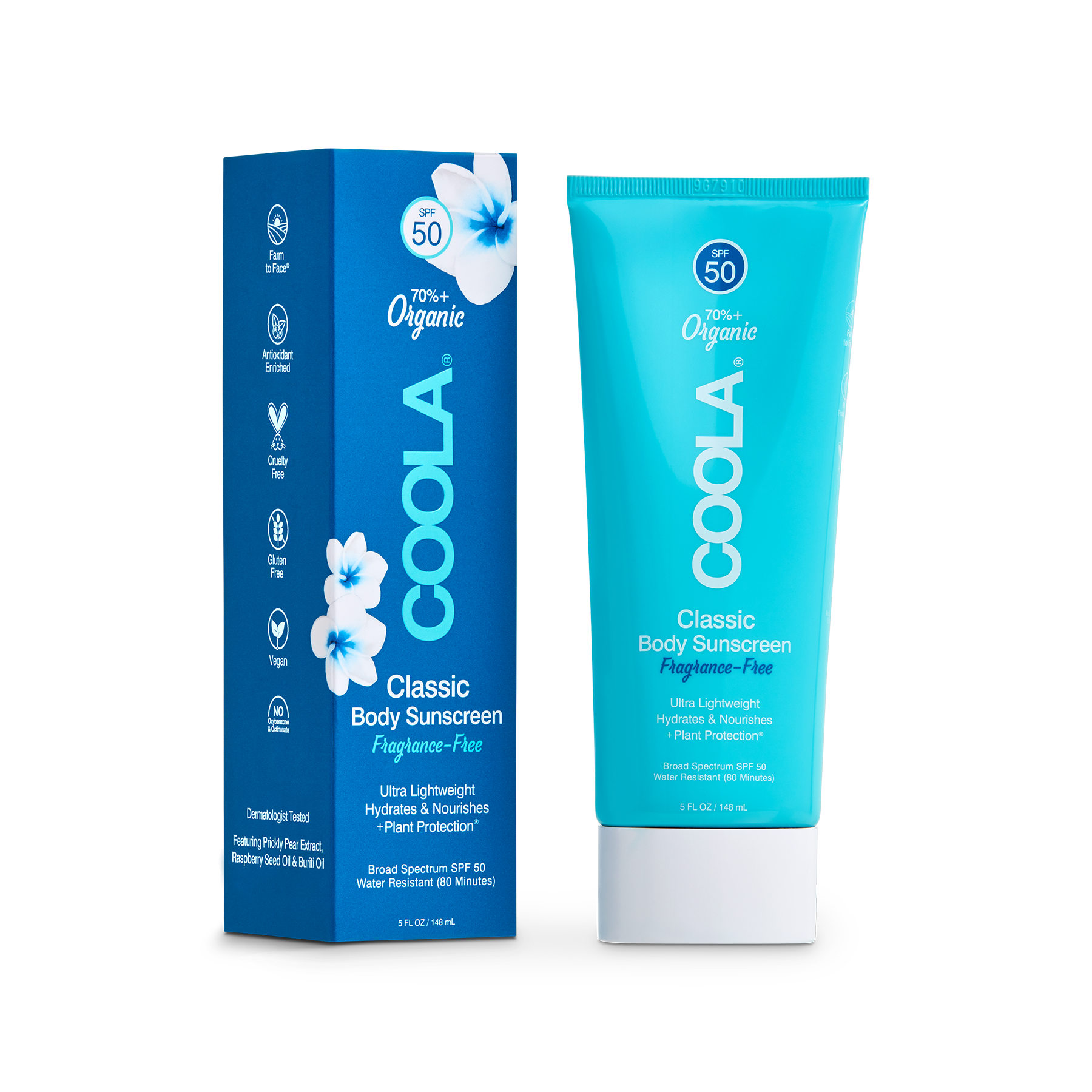 Coola - Classic Body Sunscreen - Fragrance-Free SPF 50