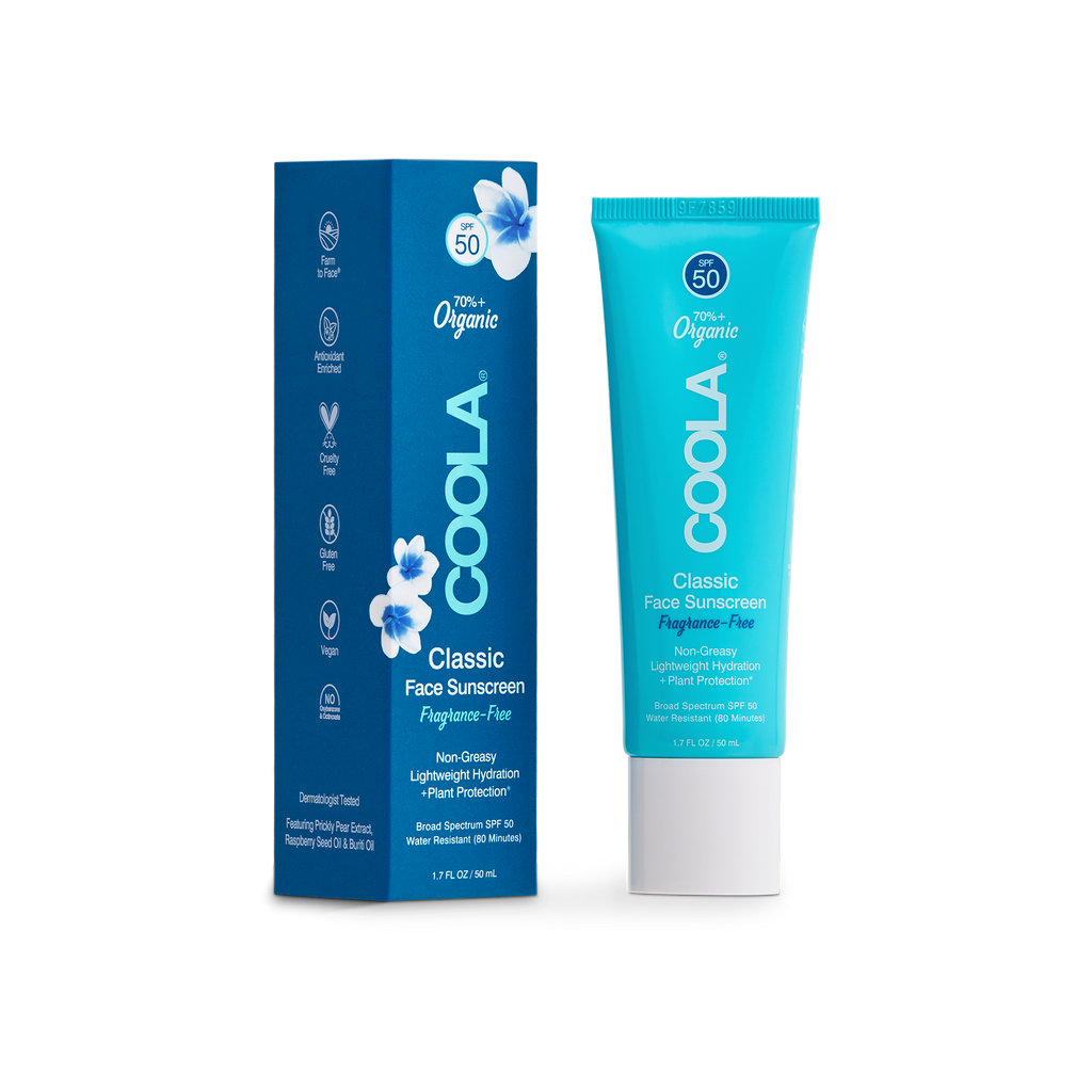 Coola - Classic Face Sunscreen - Fragrance-Free SPF 50