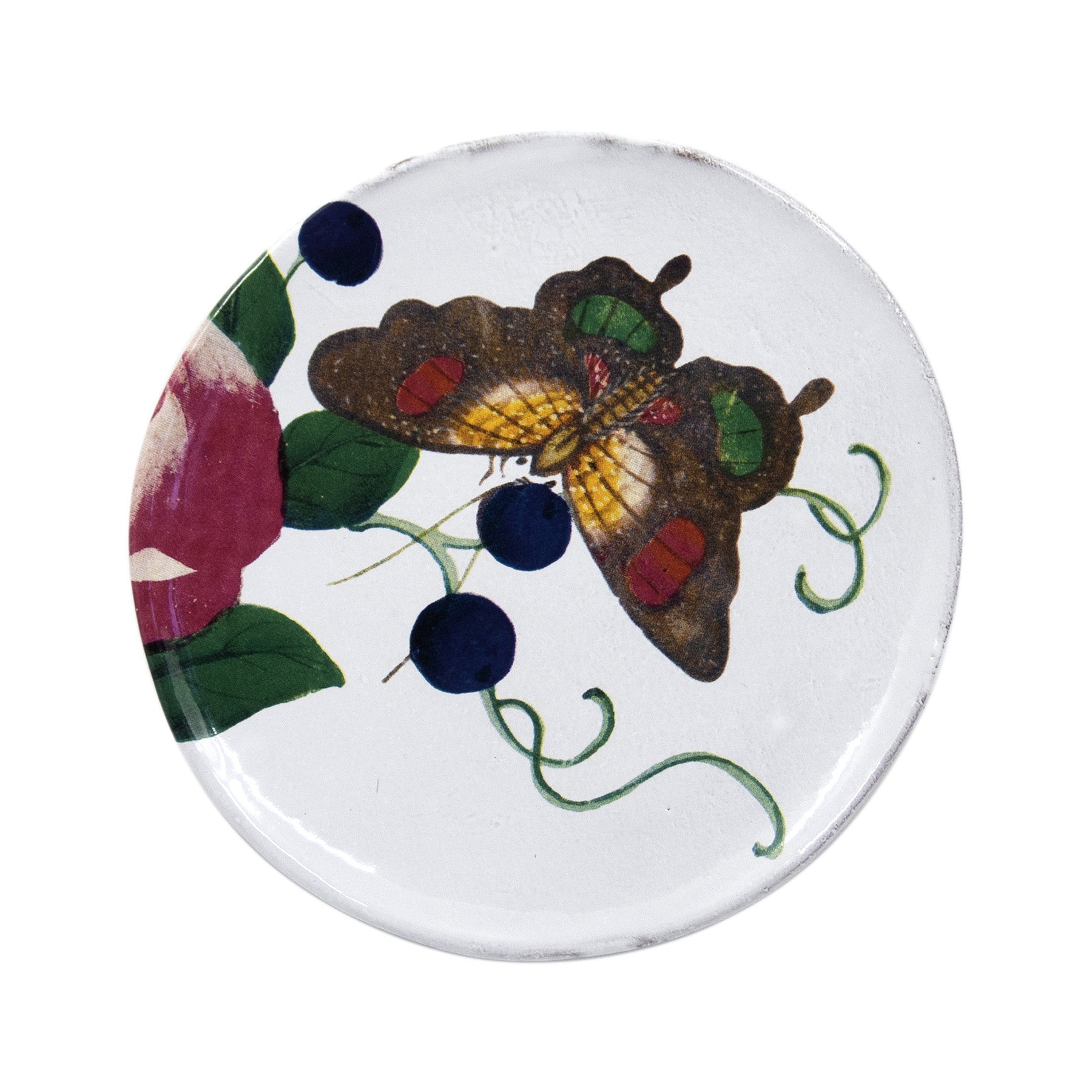 John Derian Gentle Rose  Plate