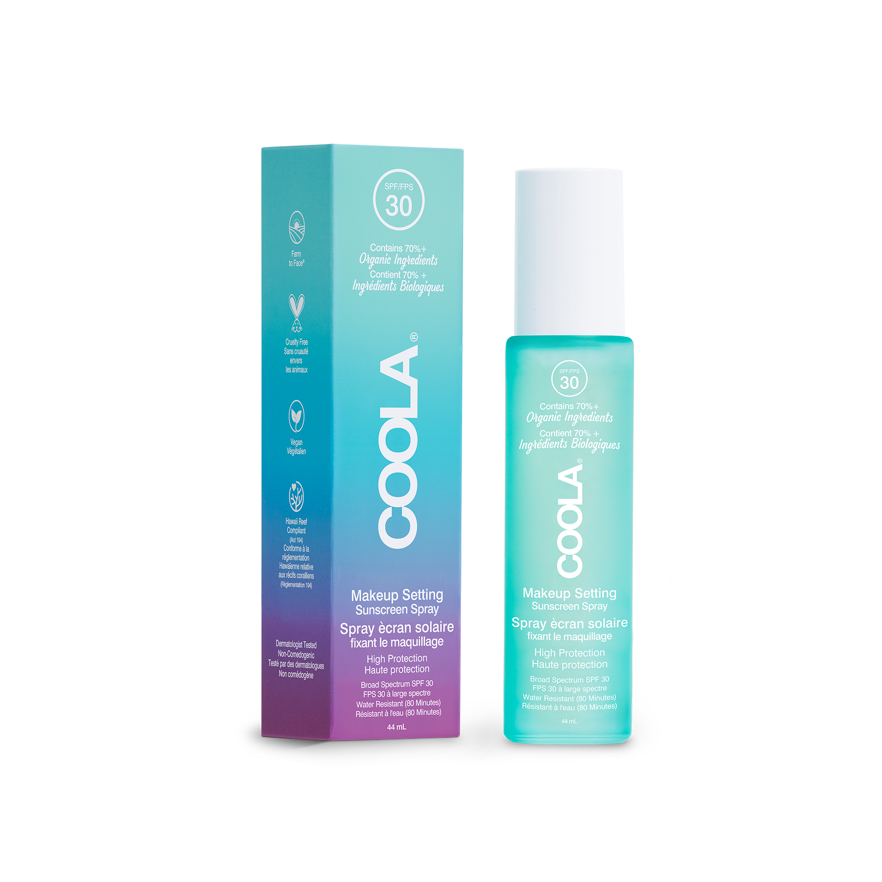 Coola - Makeup Setting Sunscreen Spray SPF 30