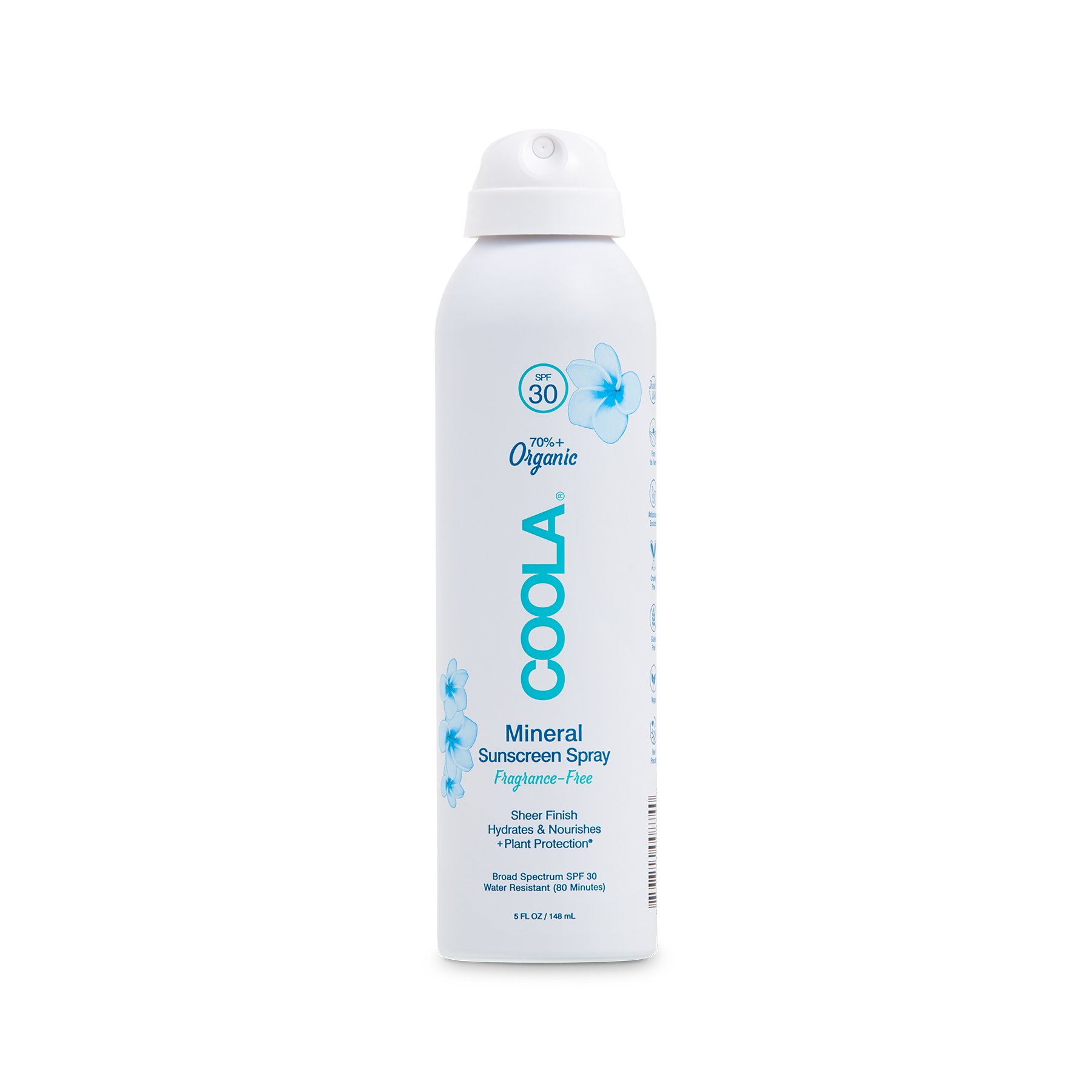 Coola - Mineral Sunscreen Spray - Fragrance-Free SPF 30