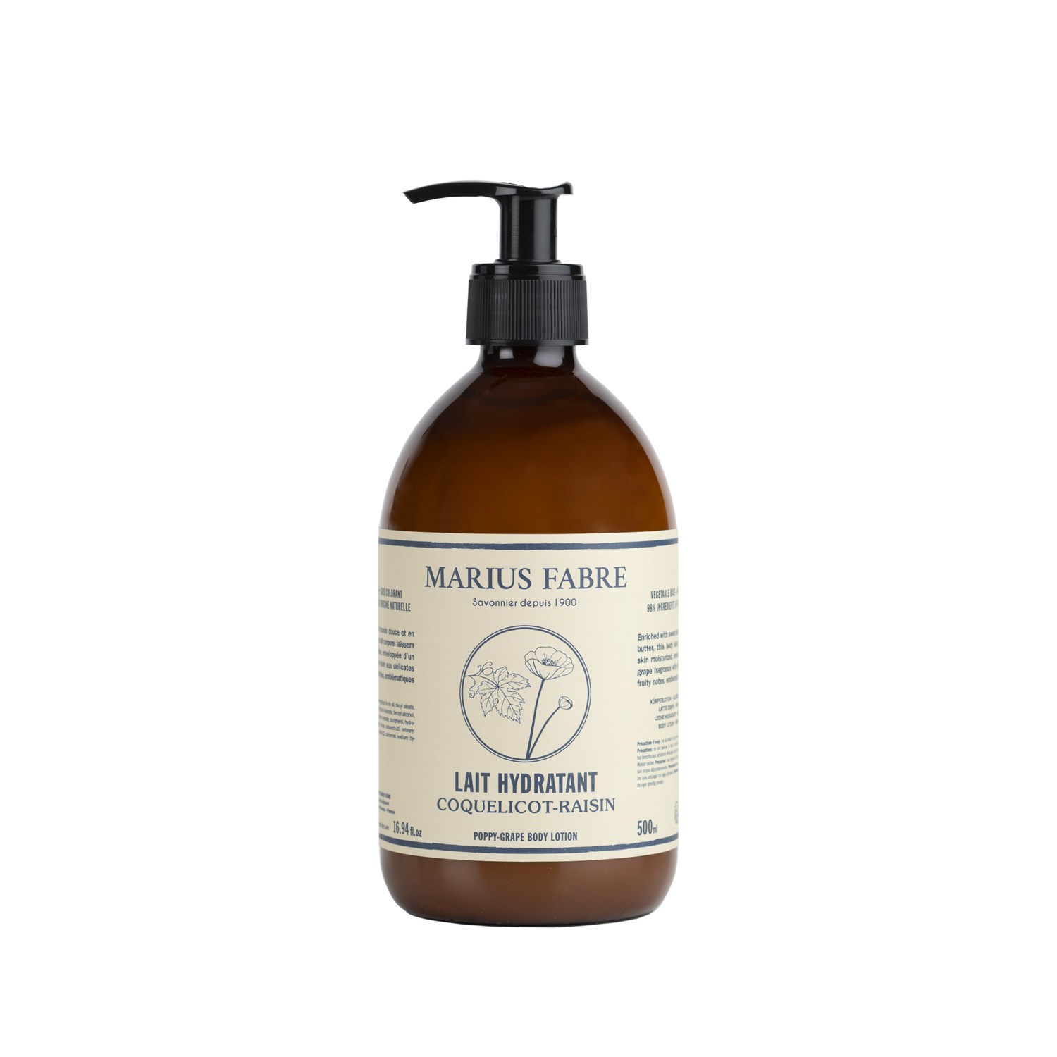 Lait Hydratant Coquelicot-Raisin