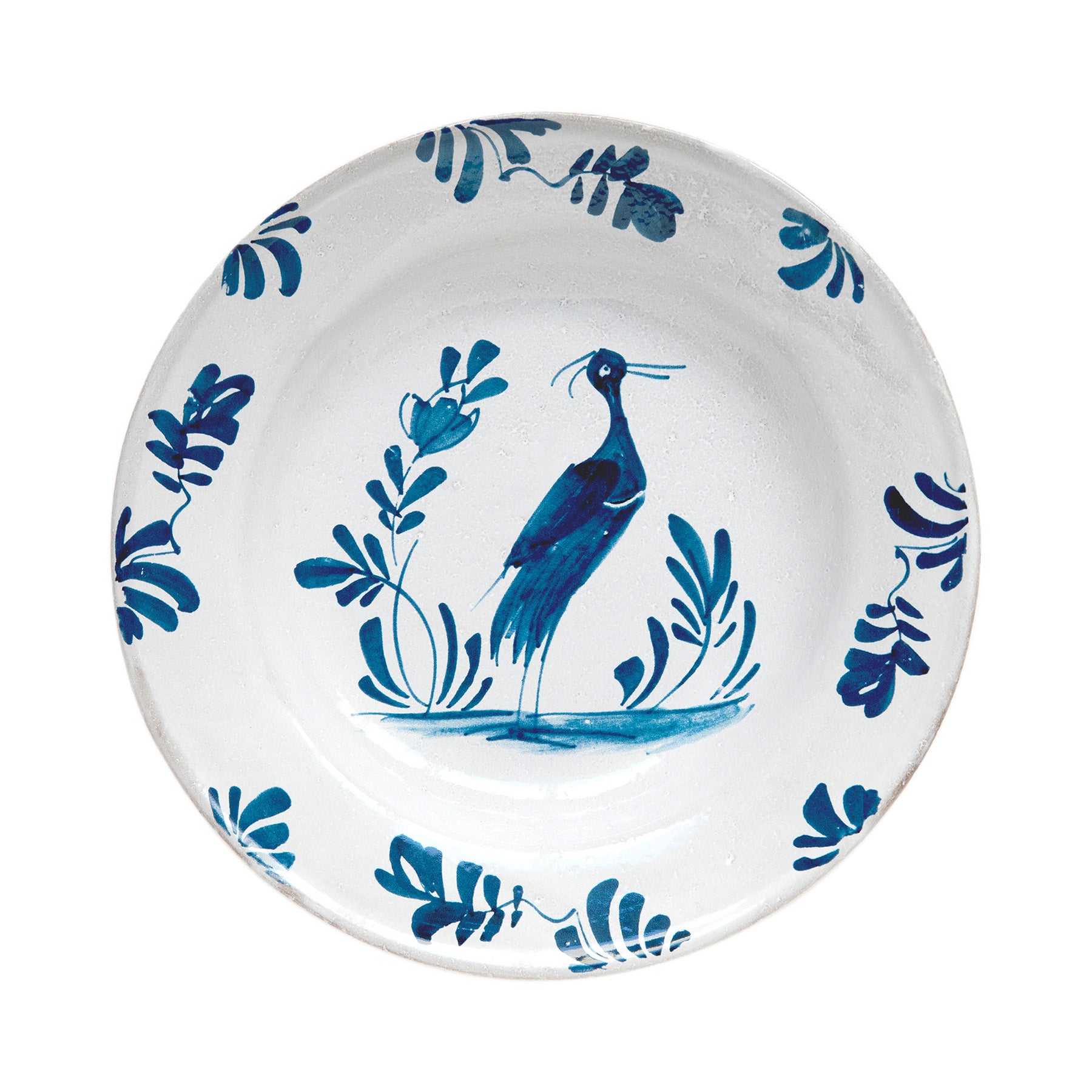 Standin Heron Soup Plate
