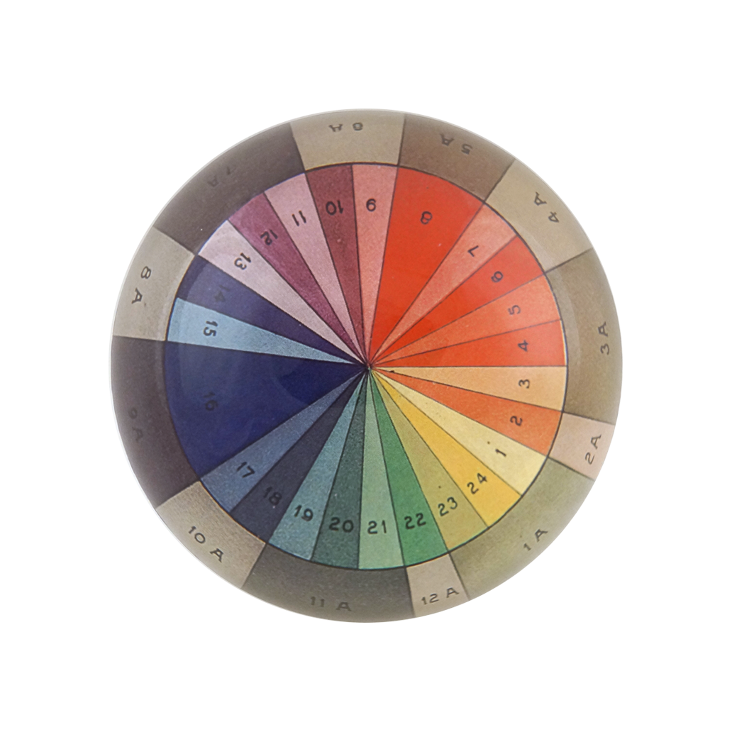 Color Wheel - Dome Paperweight