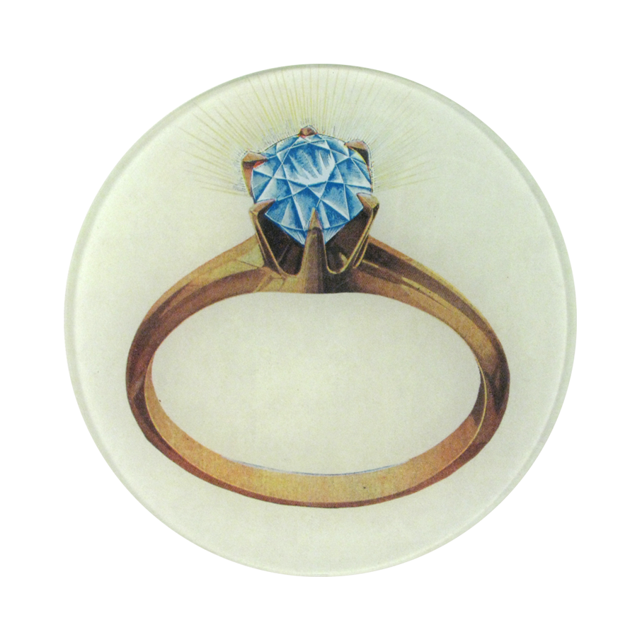 Diamond Ring - Round Plate