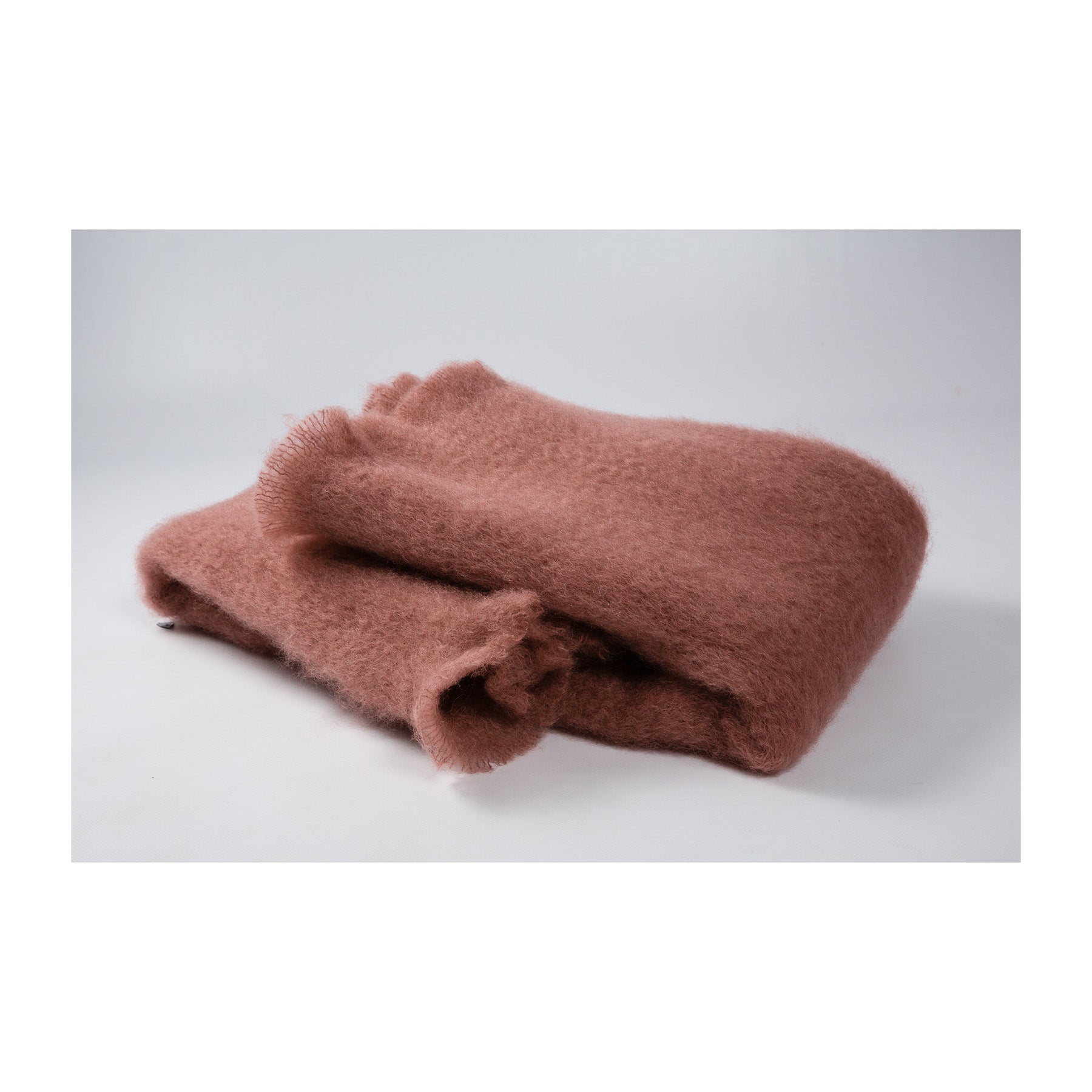 Mantas Ezcaray Schal Mohair - lachs - 18x170